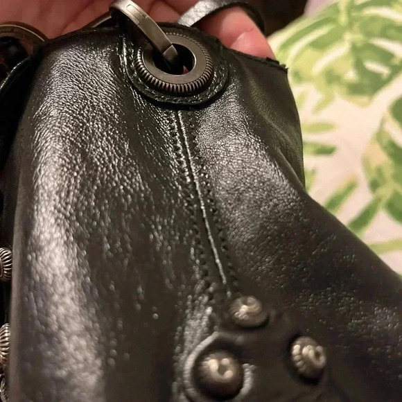 Ferragamo leather bag black luxury soft weaved - Picture 14 of 15